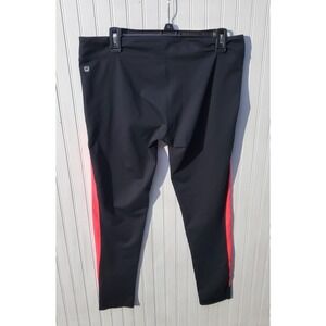 Fabletics‎ Leggings Womens Size XL Extra Large Black Pink Side Workout Wear